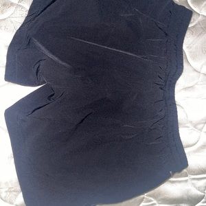 worn once flash makes them look shiny but they are black (Nike shorts feeling)